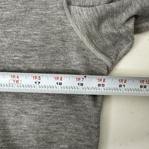 Marmot Pullover Mens Medium Grey 1/4 Zip Waffle Knit Base Layer Casual comfort - Picture 7 of 10